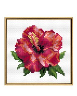 Stickpackung Bild Hibiskus