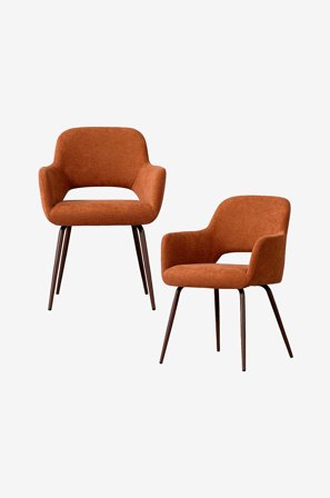 WOOOD - Jenny spisestol - sett med 2 - Brun - Stoler - Fra Homeroom