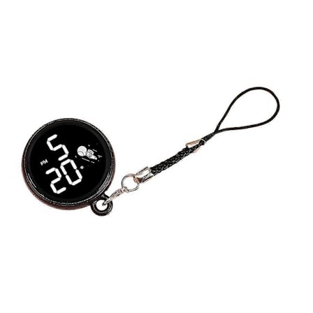 Student Hängande Klocka Vattentät LED Digital Elektronisk Tidsvisning Spegel Nyckelring Med Hängande Rep Klocka
