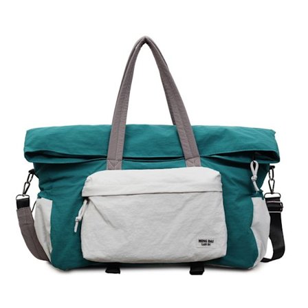 Sports Gym Bag for tørr/våt separasjon, bag med flere nivåer (Grønn)