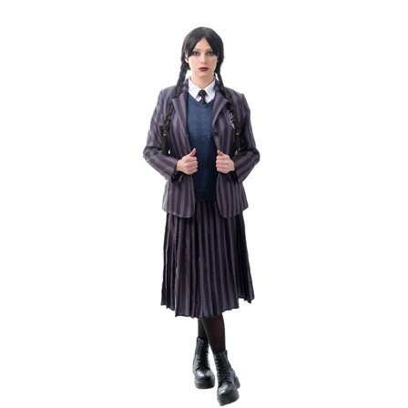 Koulupuku Violetti Naamiaisasu Deluxe Lapset