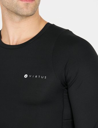 Virtus Jasp M L/S Baselayer - Black - S
