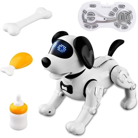 Fjernstyrt Robot Hund Leke, Smart Programmerbar Valp Leke Robot