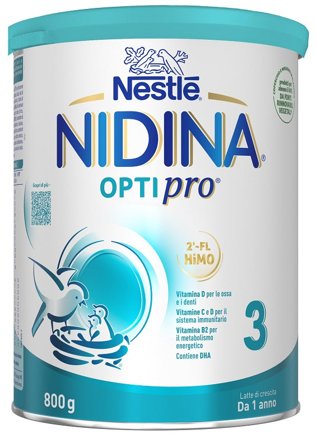 Nestlè Nidina Optipro 3 Latte Di Crescita Polvere 800g