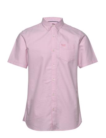 Classic Uni Oxford S/S Shirt Pink Superdry