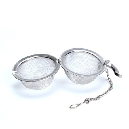 3 stk. Runde Bold 304 Rustfrit Stål Te Tragt Enkelt Masket