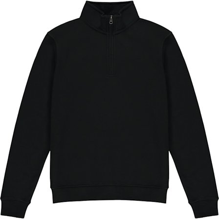 Kustom Kit Herr Quarter Zip Sweatshirt XS Svart