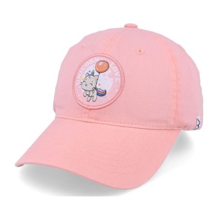 Unicorns - Rosa unconstructed Keps - Unicorn Cat Love Patch Pink Dad Cap @ Hatstore