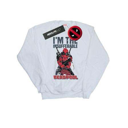 Marvel Womens/Ladies Deadpool I ́m The Insufferable Sweatshirt L White L