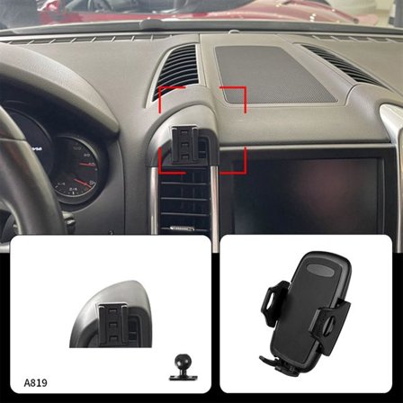 Mobilholder Porsche Cayenne 2010-2015 - Uten Boring, Komplett Monteringssett