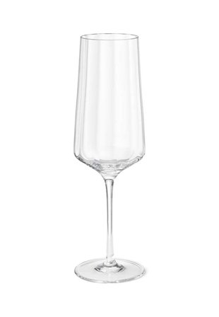 Georg Jensen Bernadotte Flute Champagneglas, 6-pack Glas H:22 D:7 27CL