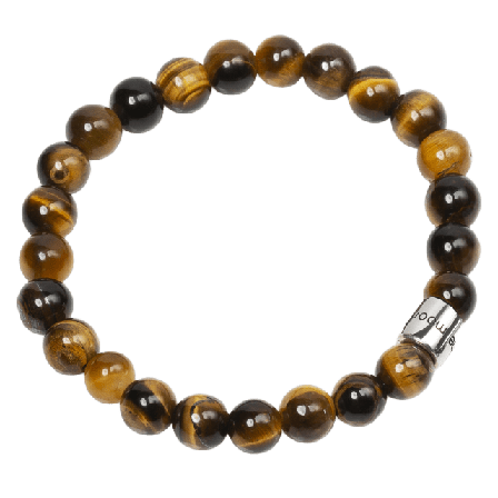 pfgSTOCKHOLM Tiger Eye Armband Kids Accessoarer Dam Brun ONESIZE