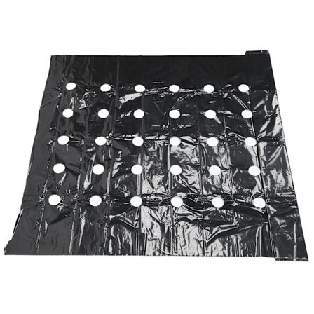 Drivhusperforert kompostduk med høy styrke, svart holdbar perforert PE-kompostfilm for planter