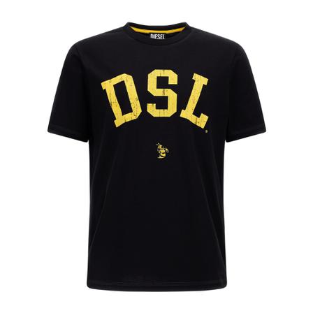 Diesel, T-Shirts Czarny, Mężczyzna, Rozmiar: S