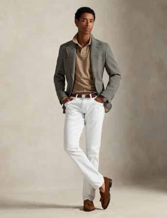 Polo Ralph Lauren Custom Slim Fit Mesh Polo Shirt - Brown - XS