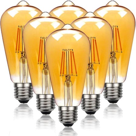 Lamput, E27 LED-lamput, vastaavat antiikkisia vintage-lamppuja