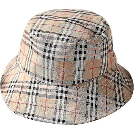 Flad Top Åndbar Bomuld Unisex Plaid Skygge Sommer Kasket Udendørs Fiskeri Jagt Bøllehat (Khaki)