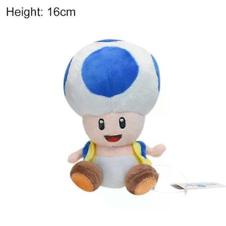 AGame Mario Plyschdocka Söt Mario Luigi Princess Peach Daisy Rosalina Elefant Bowser Bowser Jr Vivian Ninji Gosedjur