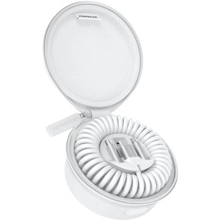 Powerbank 4000 mAh + kabel allt i ett Allroundo Power 1,2 m Vit Allroundo