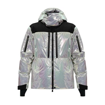 Moncler, Down Jackets Grijs, Heren, Maat:M