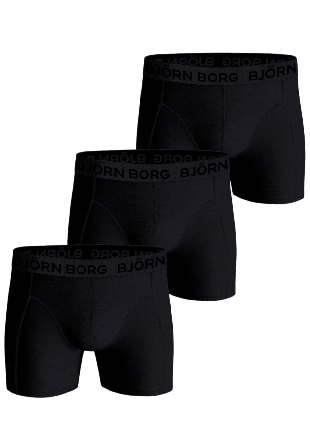 Björn Borg Cotton Stretch Boxer 3P Boxers Herr Flerfärgad S