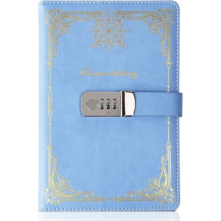 Dagbog med lås til piger/kvinder/drenge, journal med lås til børnegaver, PU læder notesbog med lås, låst dagbog til rejser, børnedagbog med 