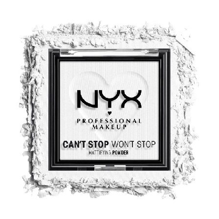 NYX Professional Makeup Can’t Stop Won’t Mattifying Powder Puder Unisex Transparant 6 G