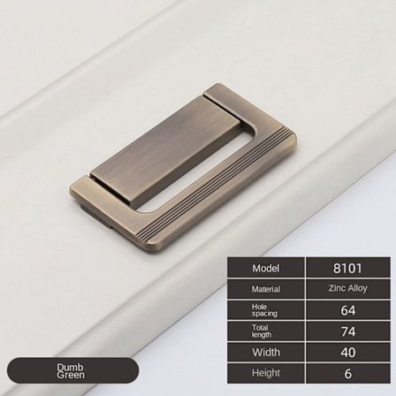 Platta möbelhandtag Skåpdörrknoppar FÄRG 9 FÄRG 9