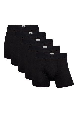 JBS of Denmark Bambu, Boxershorts, 5-pack, Svart Kalsonger Herr XXL