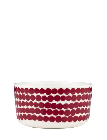 Siirtolapuutarha Bowl 5Dl Red Marimekko Home