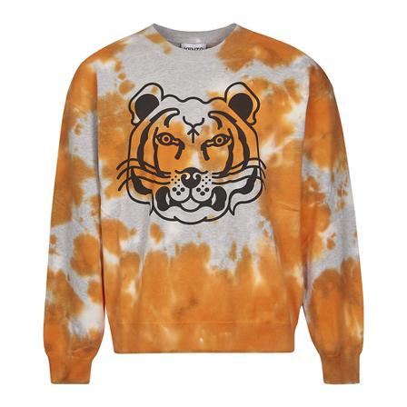 Kenzo, Sweater Oranje, Heren, Maat:XS