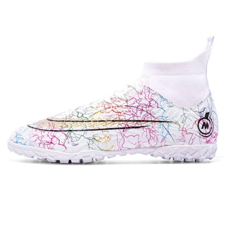 Messi Fotbollssko AG spik gräs träningsskor trasiga naglar