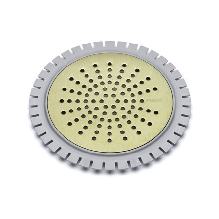 Purus Sun 150 Microcementsil utan urtag Mässing, Inomhusavlopp