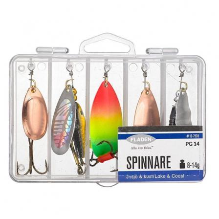 Fladen Spinnare 8-14g 4pcs