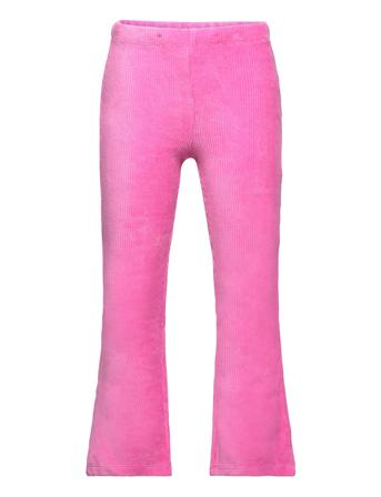 Lindex Trousers Jersey Cord Flare Rosa