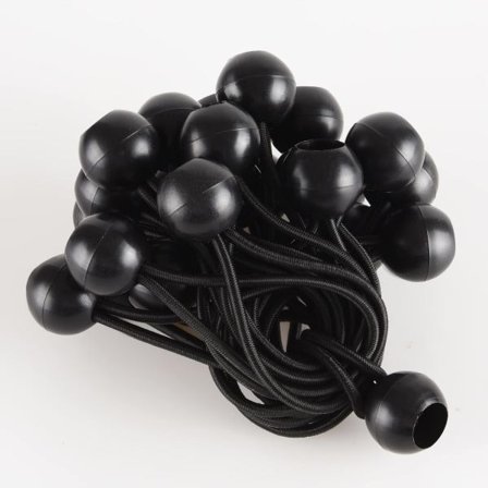 Ball bungee cord heavy duty, presenning bungee cord stropper, surr ned bungee cord baldakin for beskyttelse, ankertråd og slange, uteplassparaply 