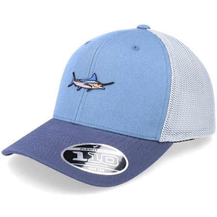 Skillfish - Blau trucker Cap - Blue Marlin Fish Blue Tone Trucker @ Hatstore