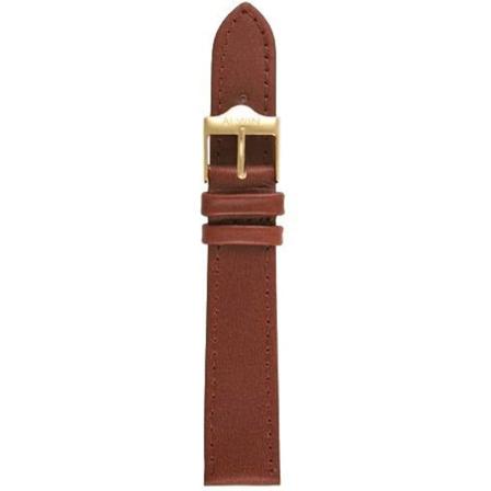 Klockarmband 18 Mm Alwin Brunt Slätt, Normal/xl Xl