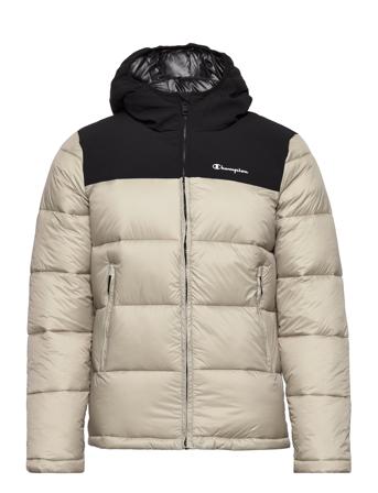 Hooded Jacket Beige Champion