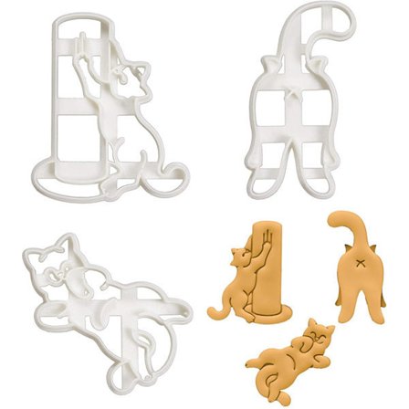 3-osainen kissanhäntäkakkuvuoka