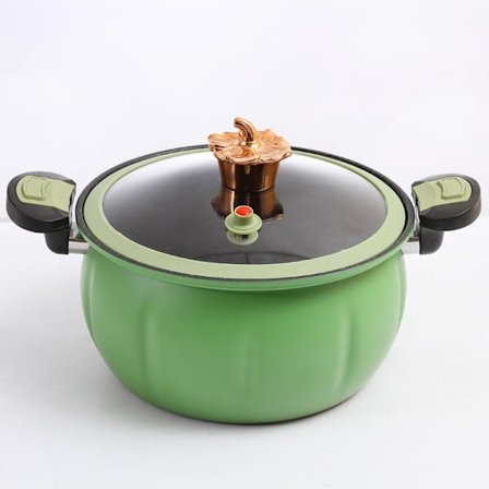 8L Græskar Micro Pressure Pot Non Stick Pan GRØN