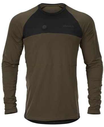 Härkila Heat L/S Willow Green/Black