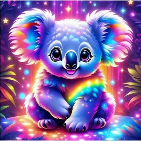 5D diamantmaleri dyr full DIY rund diamant firkantet diamant veggkunst-7