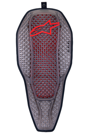 Rückenprotektor Alpinestars Nucleon Flex Pro Transparent Smoke Rot L