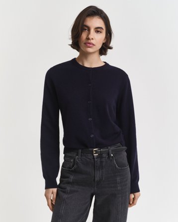 GANT Damen Superfine Lambswool Strickjacke (XL)