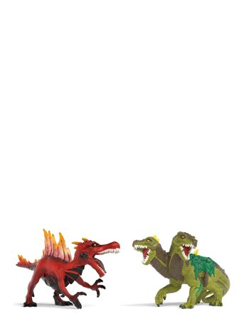 Schleich Schleich Fire Saurian Vs. Jungle Lizard - Red - ONE SIZE