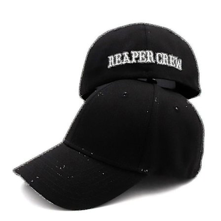 Soa Sorte Hatte Sons Of Anarchy For Reaper Crew Tilpasset Baseballkasket Kvinder Broderet Bogstaver Hip Hop Hat Til Mænd (FMY)