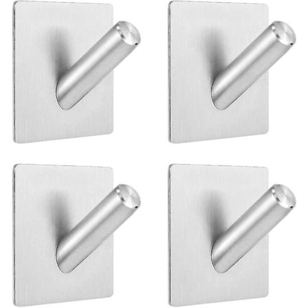 Itsekiinnittyvät Koukut Ruostumattomasta Teräksestä Ovi Koukut Itsekiinnittyvät Nauhat Tarra Koukut