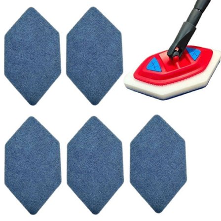 Kompatibel med Vileda Bathroom Magic Borstmopp Ersättningshuvuden, BATH MAGIC Svamp Skurplattor - 5-pack