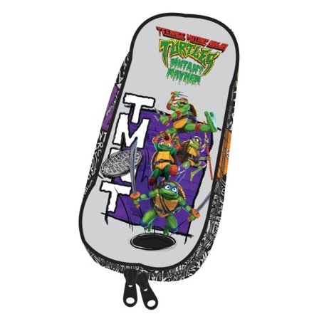 Teenage Mutant Ninja Turtles TMNT penalhus med 2 rum, 26 cm